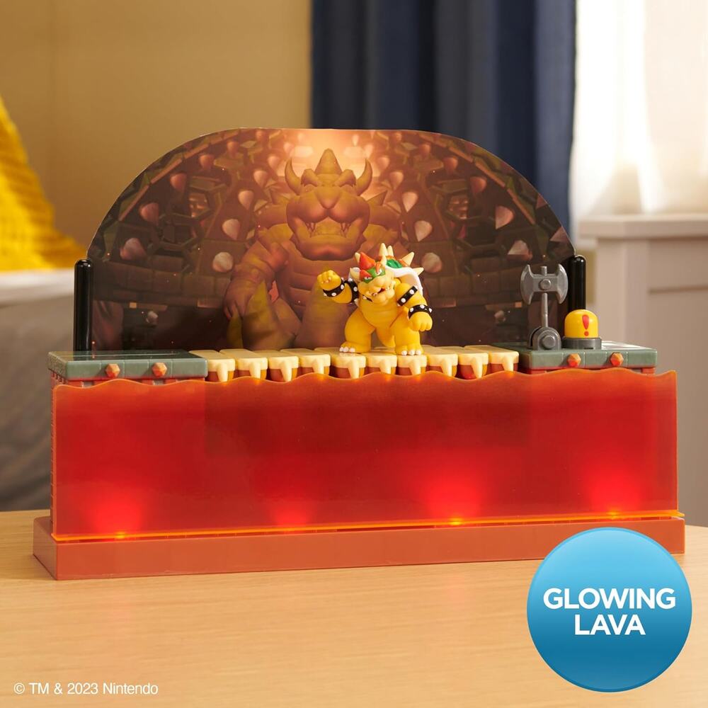 Super Mario Bros Deluxe Bowser Battle Lights and Sound NWT - Picture 6 of 8